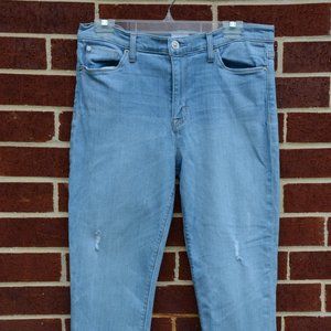 Hudson Nico Midrise Ankle S.S. W/ Raw Hem Size 33